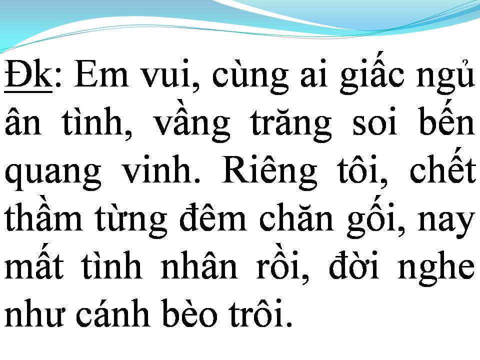 Lời bài hát XA NGƯỜI YÊU