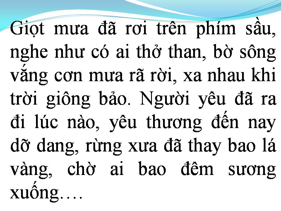 Lời bài hát XA NHAU TỪ ĐÂY