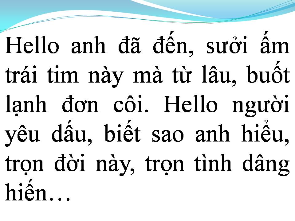 Lời bài hát XA VẮNG