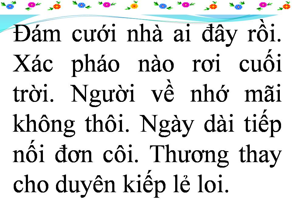Lời bài hát XÁC PHÁO NHÀ AI