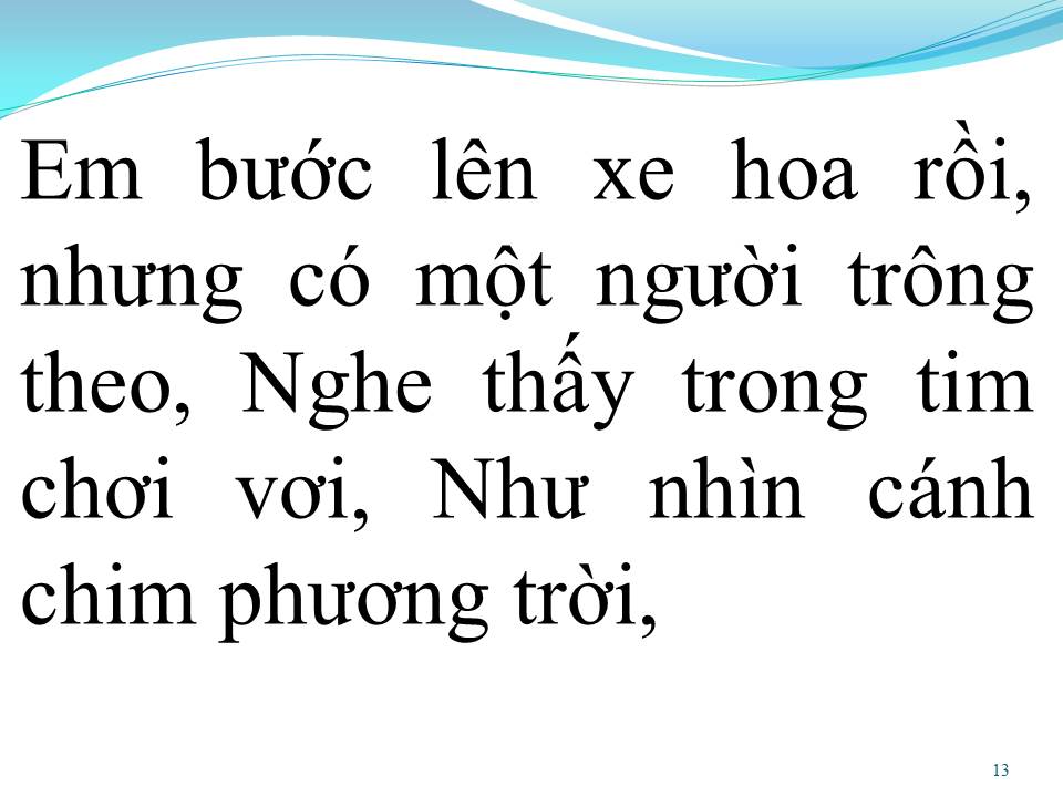 Lời bài hát XE HOA MỘT CHIẾC