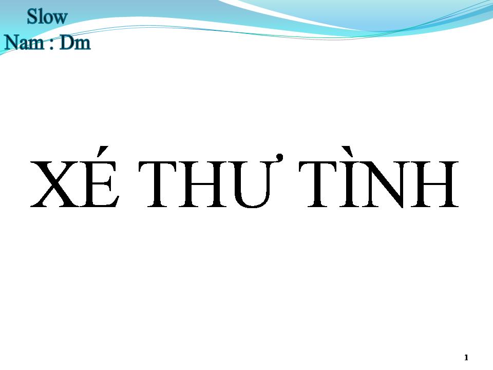 Lời bài hát XÉ THƯ TÌNH