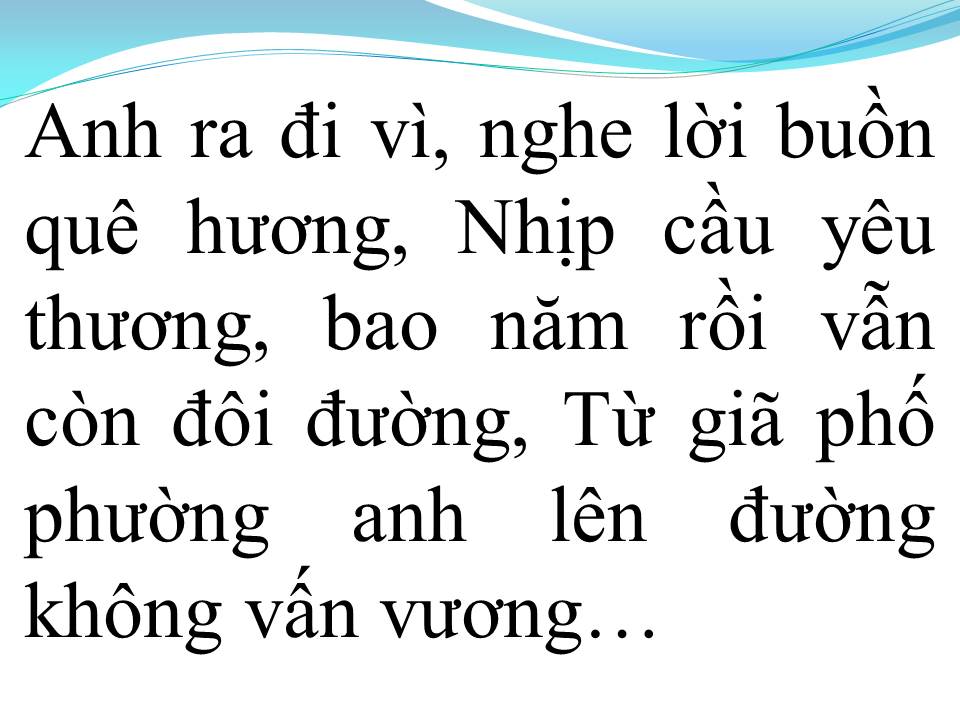 Lời bài hát XIN ANH GIỮ TRỌN TÌNH QUÊ