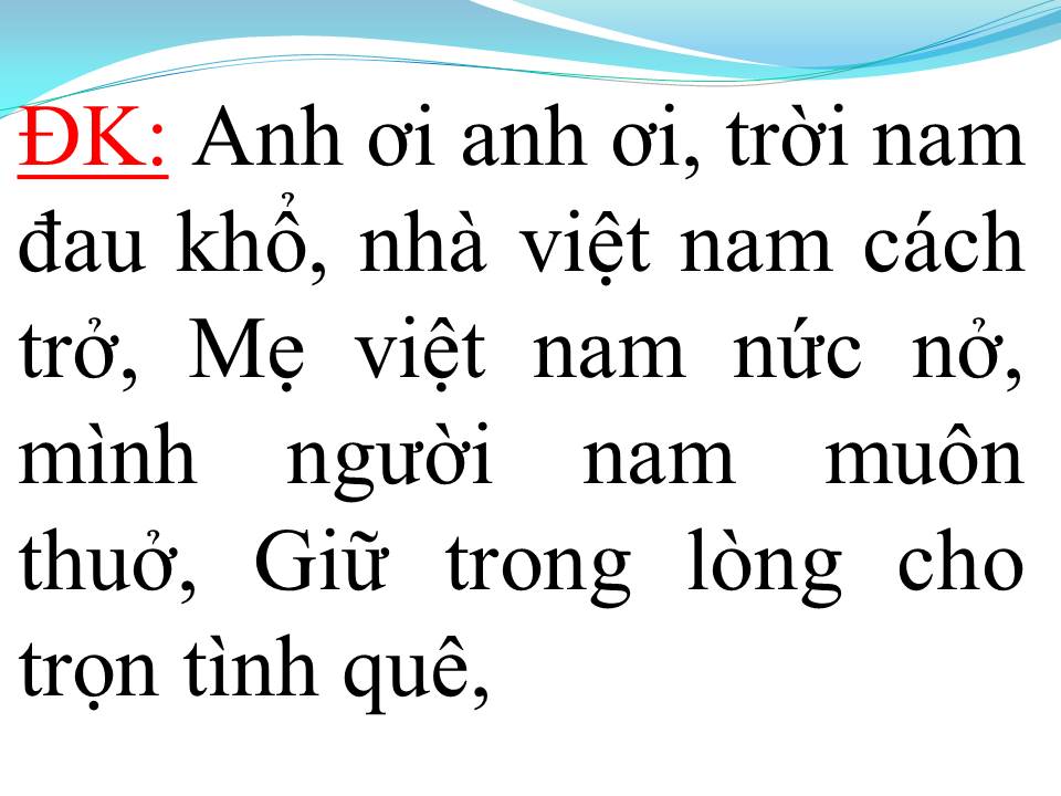 Lời bài hát XIN ANH GIỮ TRỌN TÌNH QUÊ