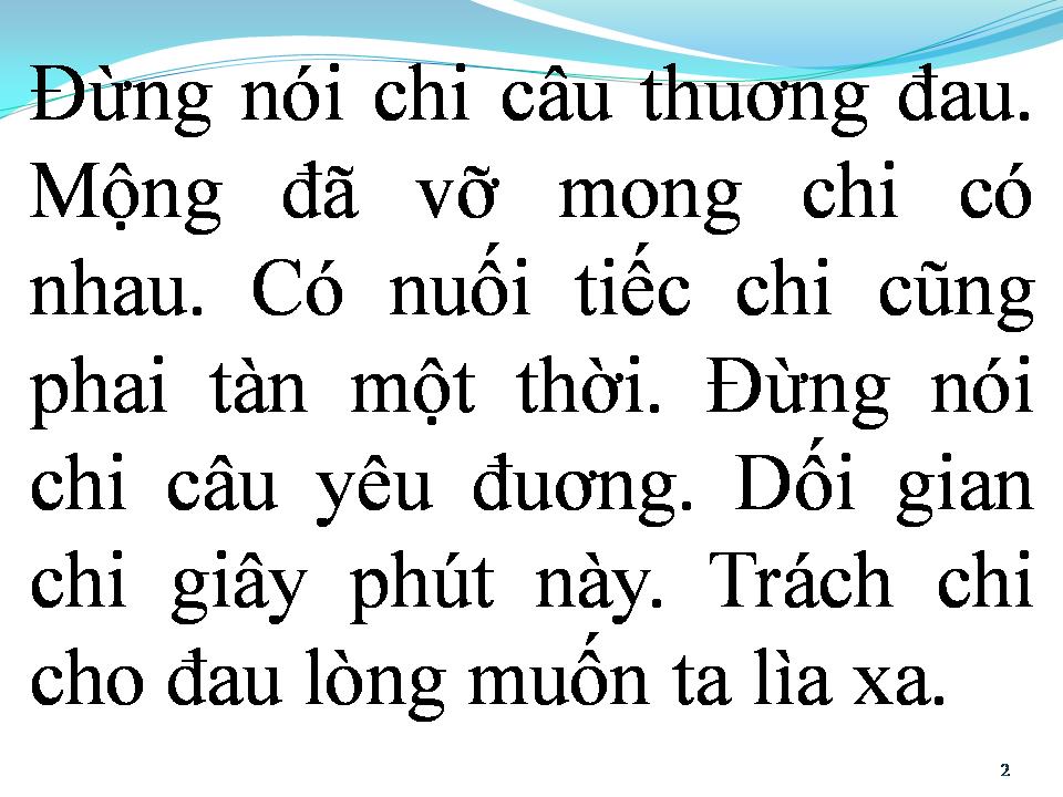 Lời bài hát XIN CHO MÃI YÊU