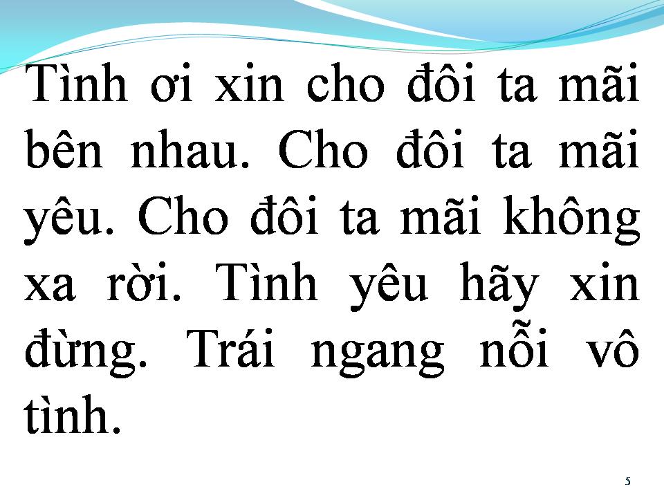 Lời bài hát XIN CHO MÃI YÊU