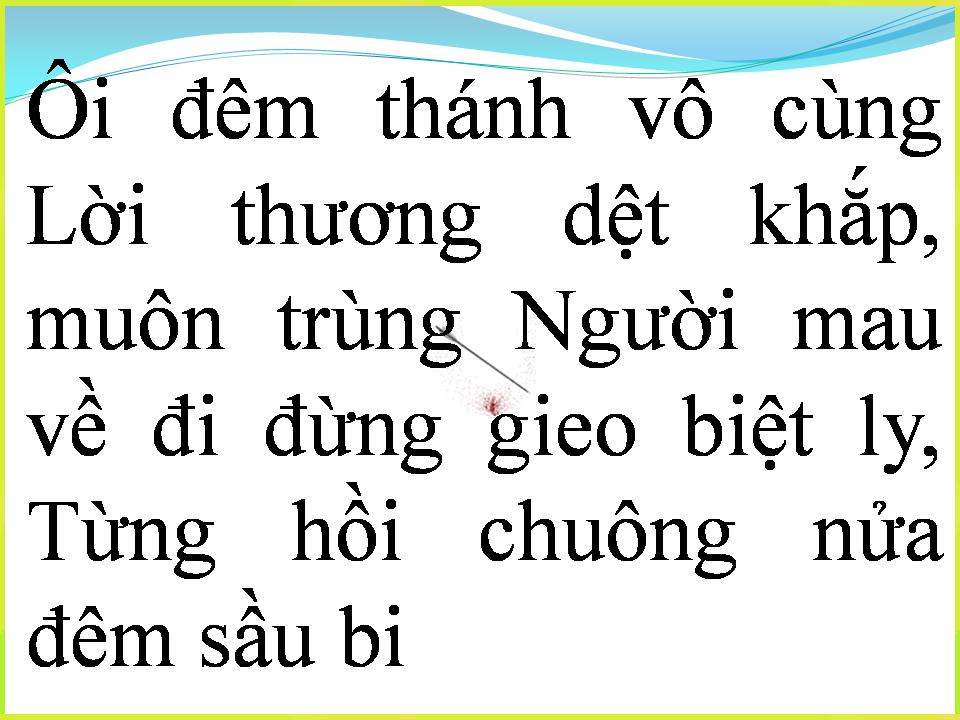 Lời bài hát XIN CHÚA THẤU LÒNG CON