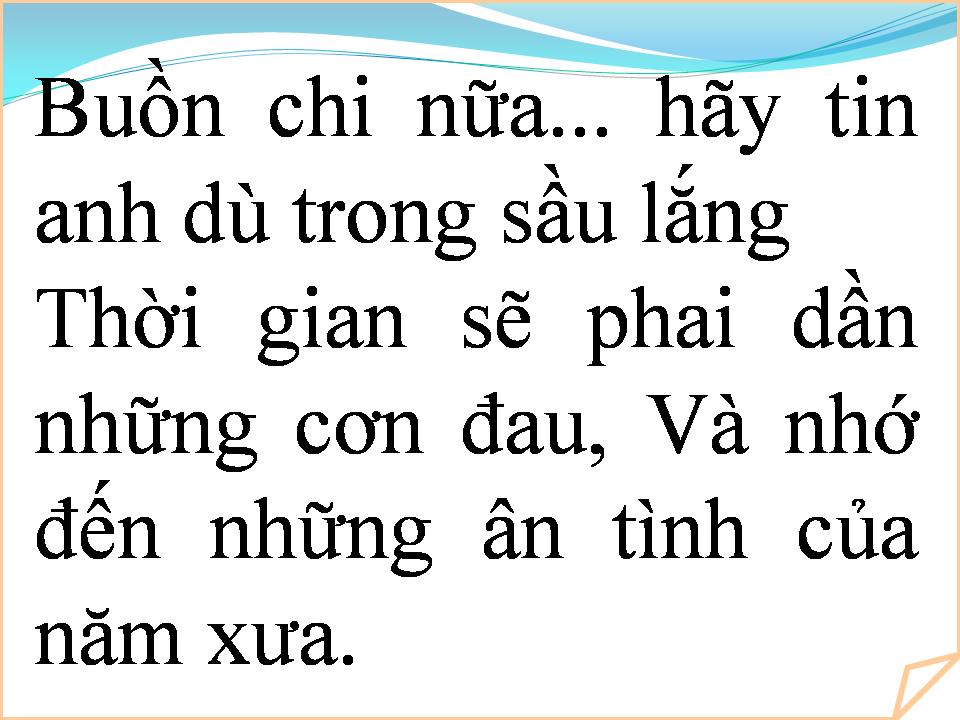 Lời bài hát XIN ĐỪNG QUÊN ANH