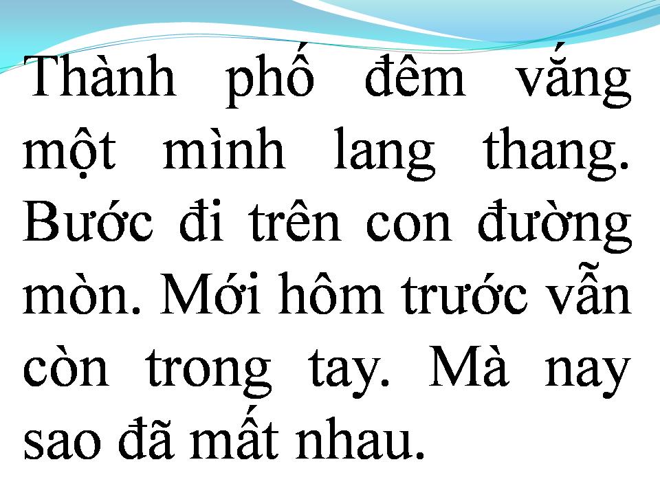 Lời bài hát XIN ĐƯỢC HOÀI MONG
