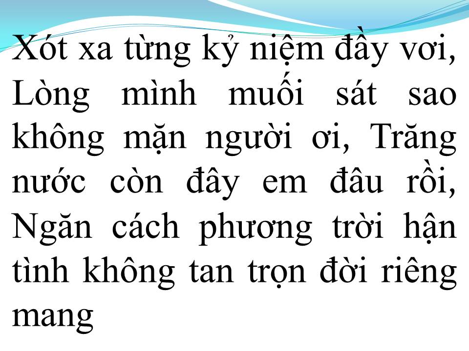 Lời bài hát XIN EM ĐỪNG KHÓC VU QUY