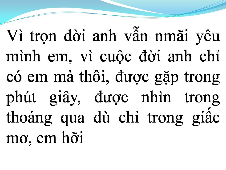 Lời bài hát XIN EM HÃY QUAY VỀ