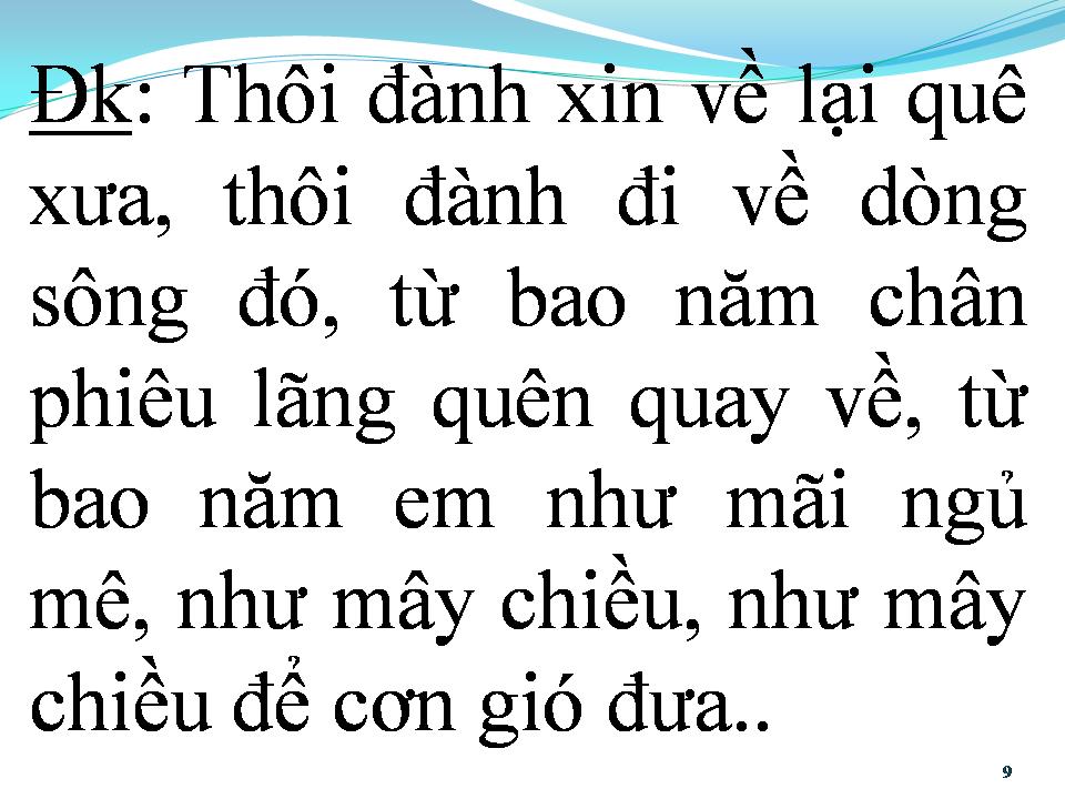 Lời bài hát XIN LÀM NGƯỜI HÁT RONG