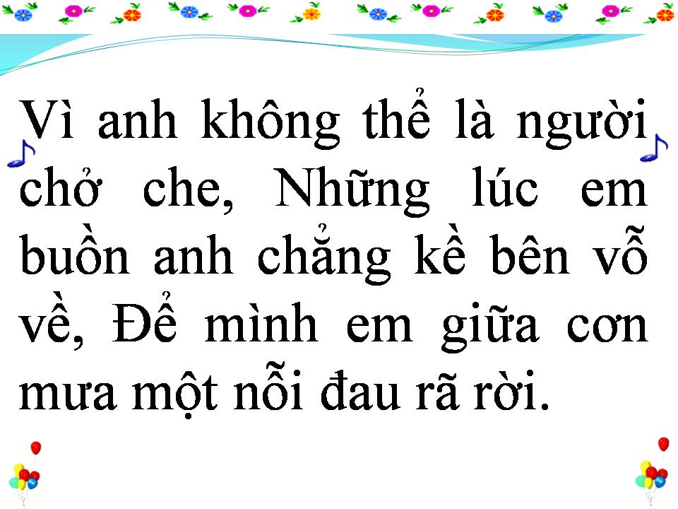 Lời bài hát XIN LỖI EM