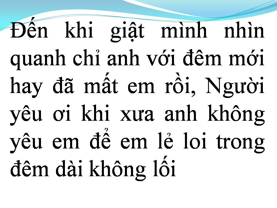 Lời bài hát XIN LỖI EM