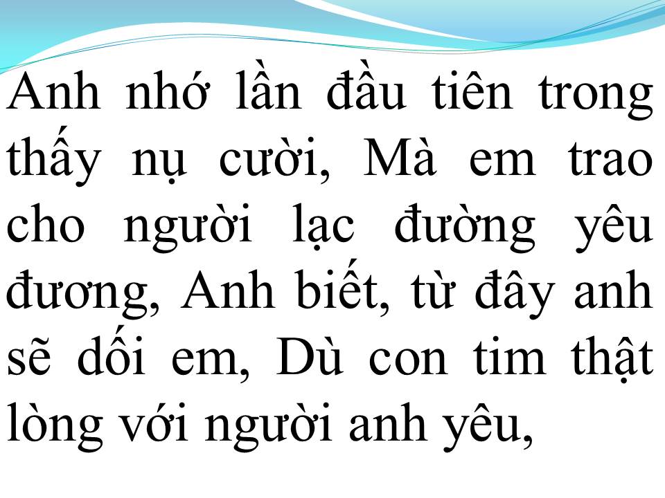 Lời bài hát XIN LỖI TÌNH YÊU