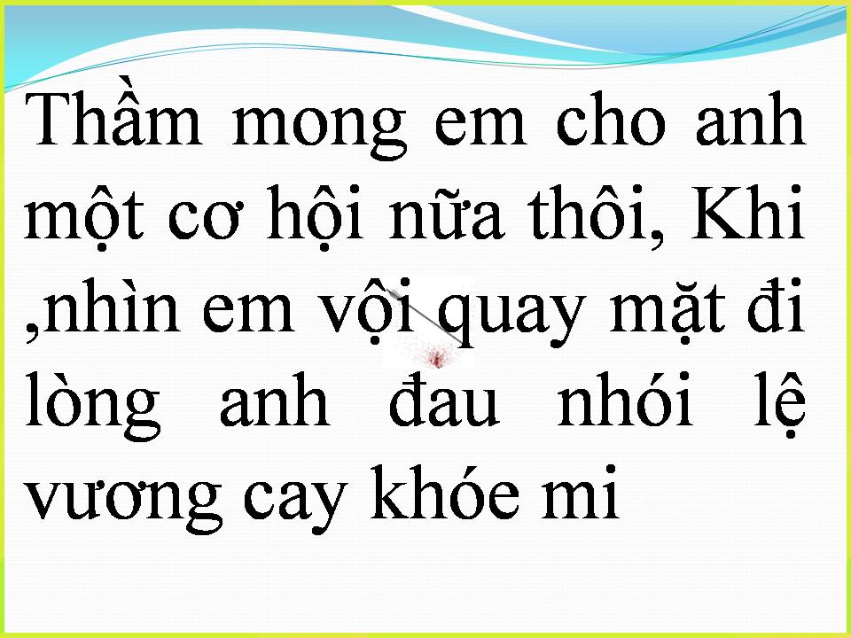 Lời bài hát XIN LỖI XIN LỖI EM