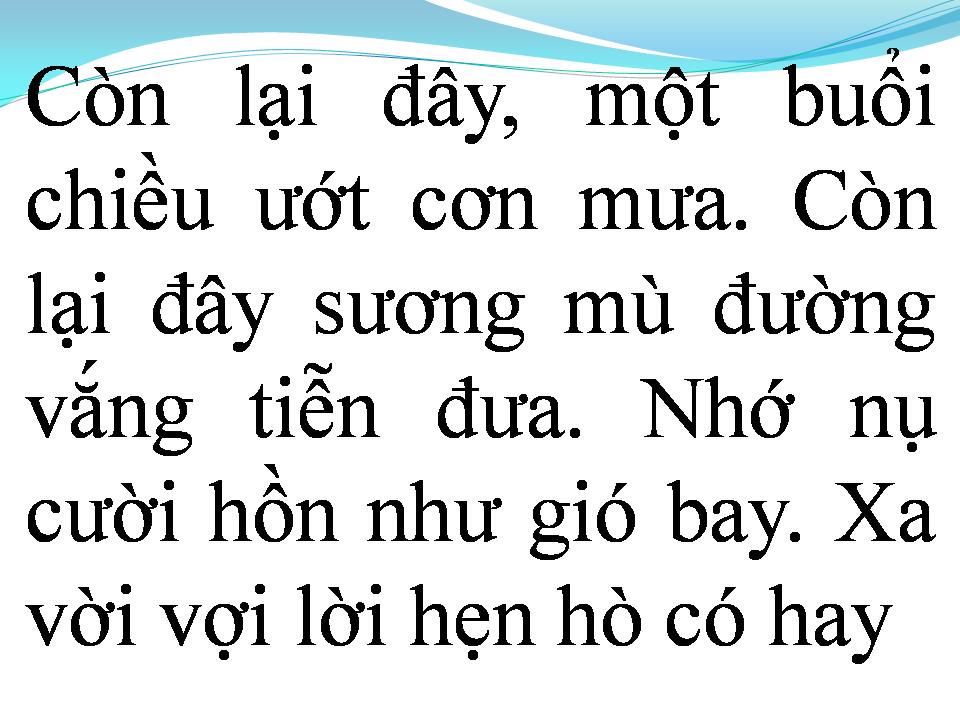 Lời bài hát XIN MỘT NGÀY MAI CÓ NHAU