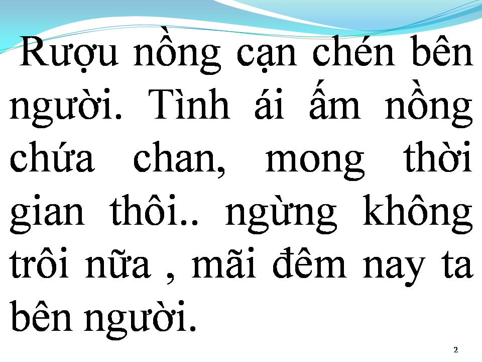 Lời bài hát XIN THỜI GIAN NGỪNG TRÔI