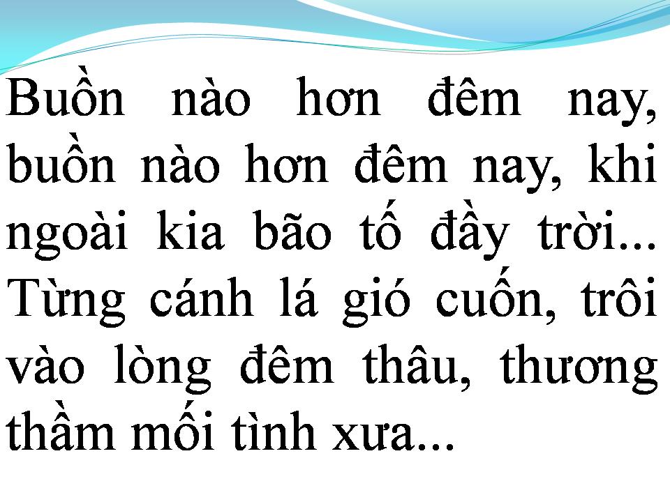 Lời bài hát XIN THỜI GIAN QUA MAU