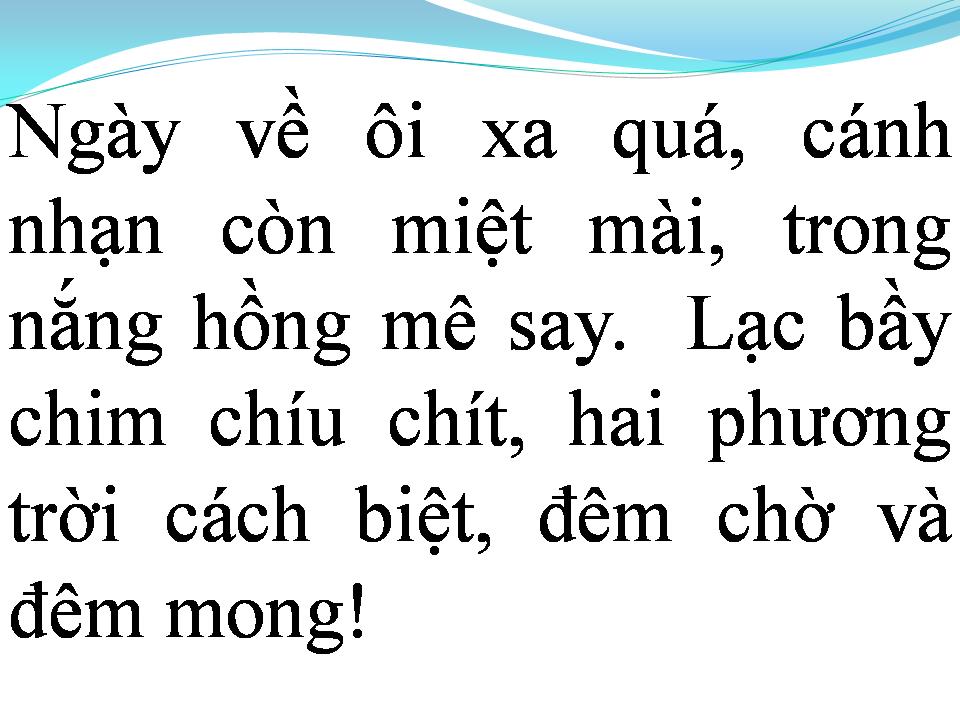 Lời bài hát XIN THỜI GIAN QUA MAU