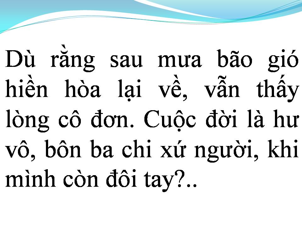 Lời bài hát XIN THỜI GIAN QUA MAU