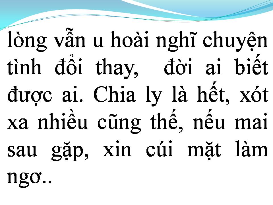 Lời bài hát XIN TRẢ LẠI THỜI GIAN