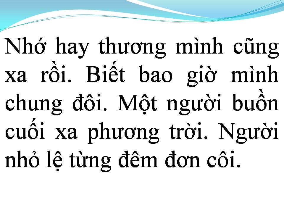 Lời bài hát XIN VẪY TAY CHÀO