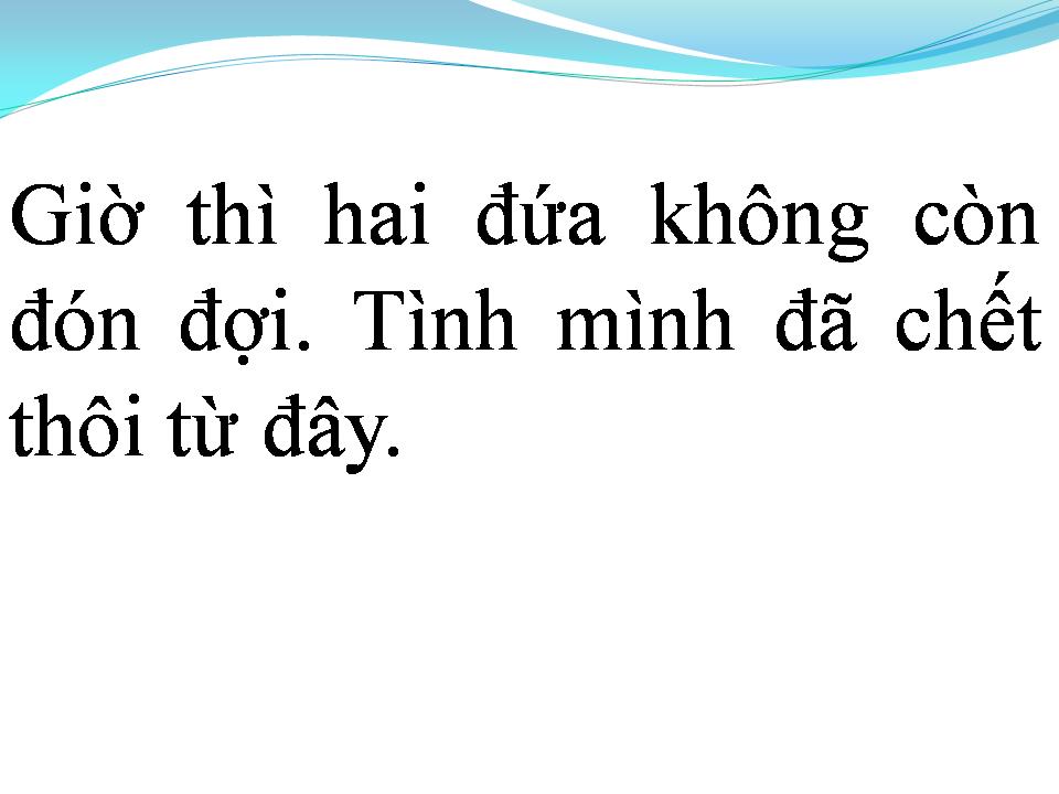 Lời bài hát XIN VẪY TAY CHÀO