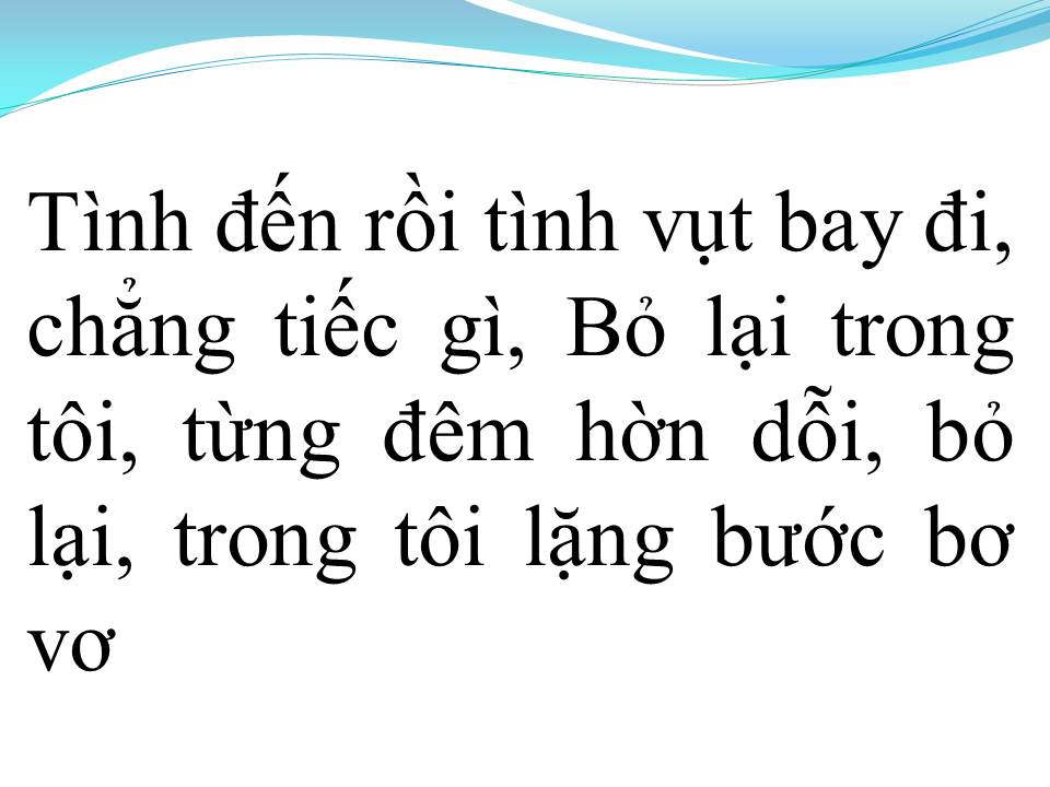 Lời bài hát XIN YÊU TÔI BẰNG CẢ TÌNH NGƯỜI