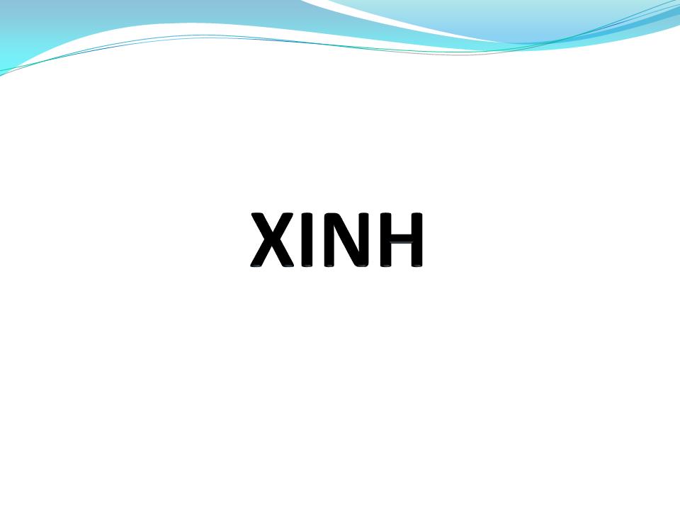 Lời bài hát XINH