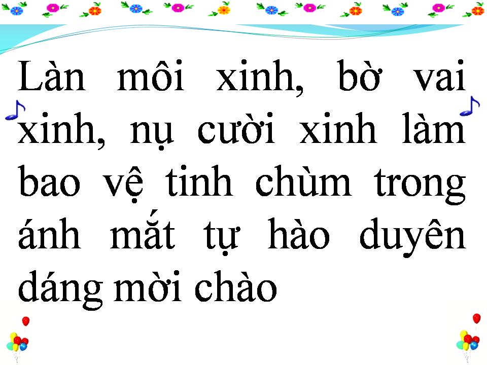 Lời bài hát XINH