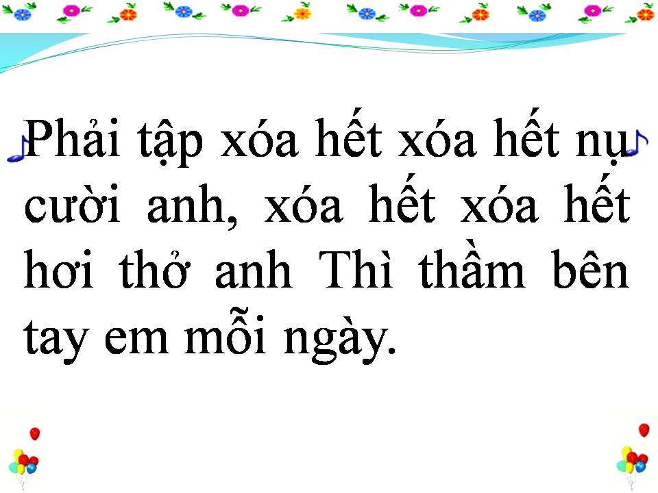 Lời bài hát XÓA
