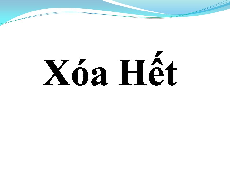 Lời bài hát XÓA HẾT