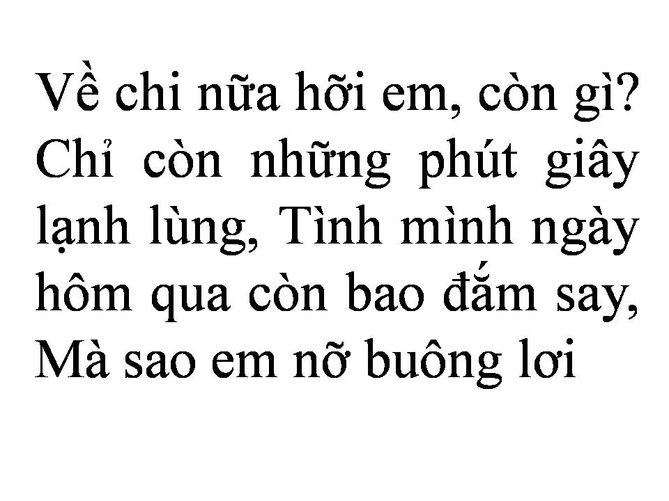 Lời bài hát XÓA HẾT