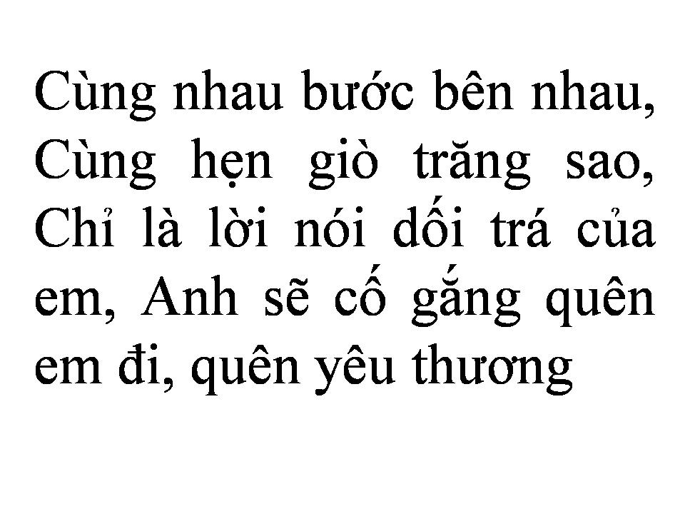 Lời bài hát XÓA HẾT