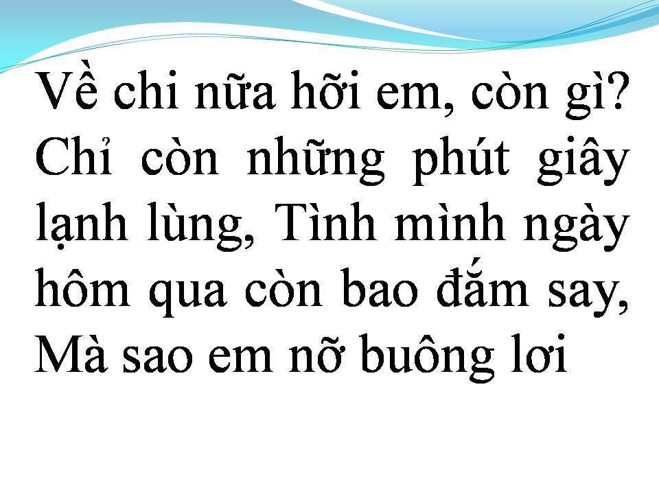 Lời bài hát XÓA HẾT