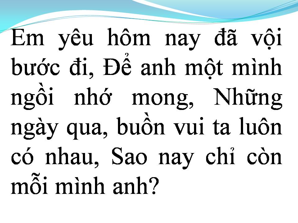 Lời bài hát XÓA NHÒA