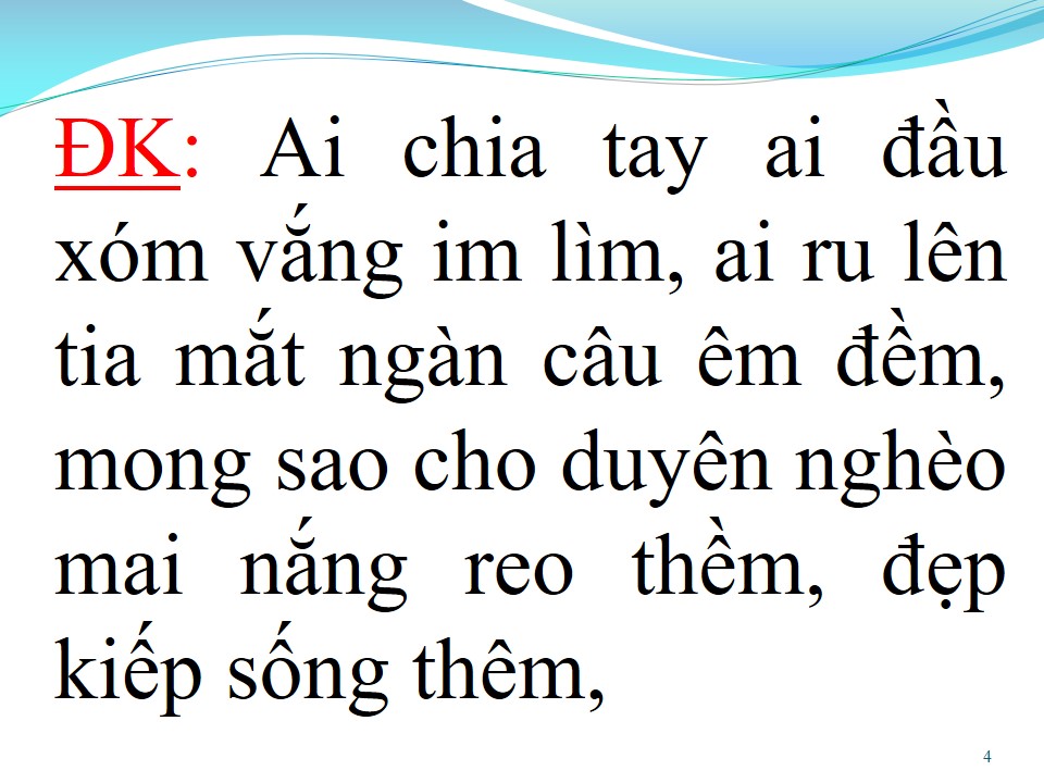 Lời bài hát XÓM ĐÊM