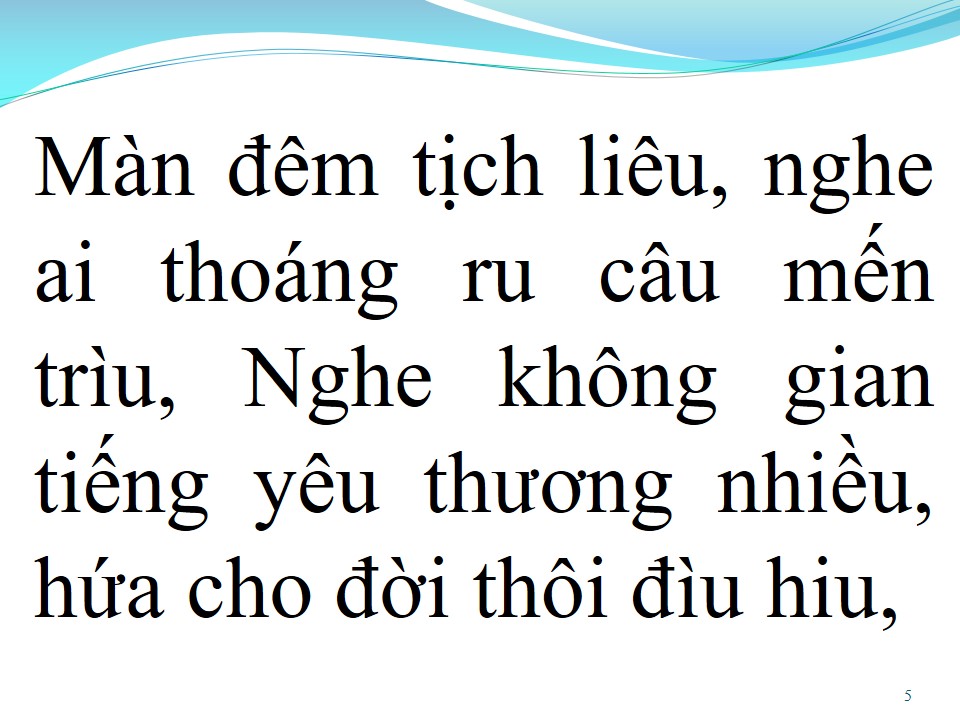 Lời bài hát XÓM ĐÊM