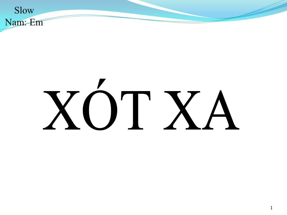 Lời bài hát XÓT XA 