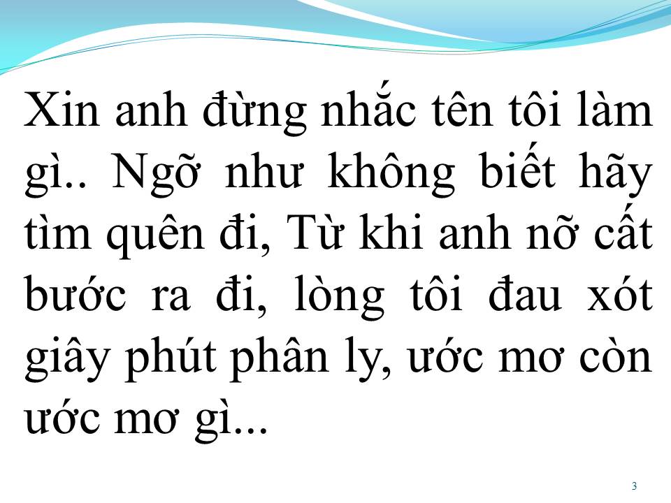 Lời bài hát XÓT XA 