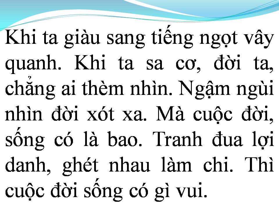 Lời bài hát XÓT XA TÌNH ĐỜI