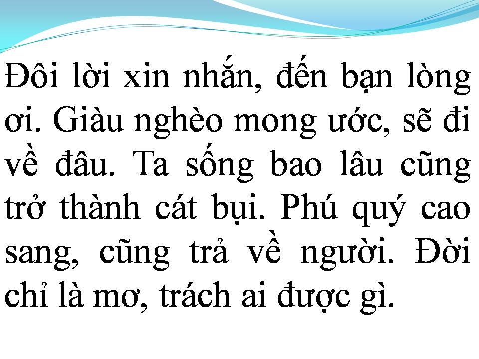 Lời bài hát XÓT XA TÌNH ĐỜI