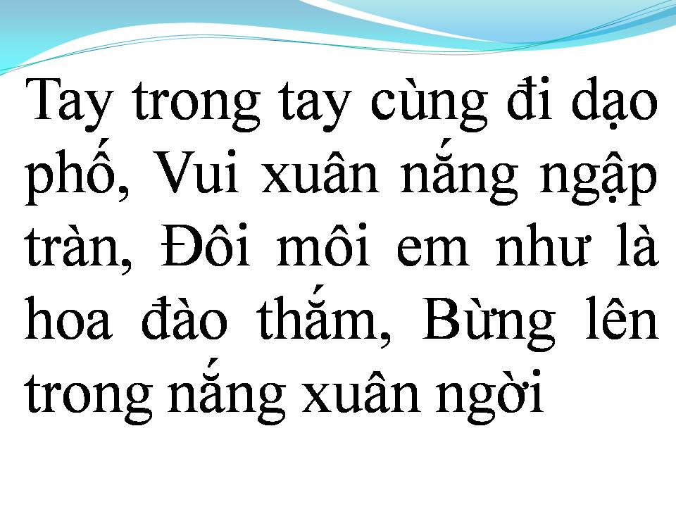 Lời bài hát XUÂN BÊN EM