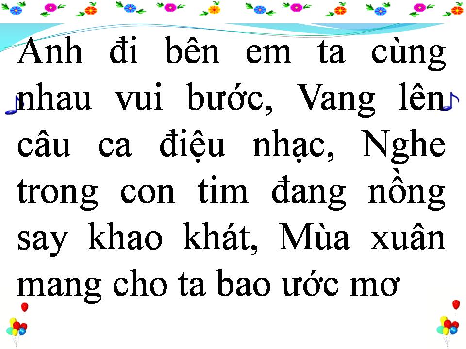 Lời bài hát XUÂN BÊN EM