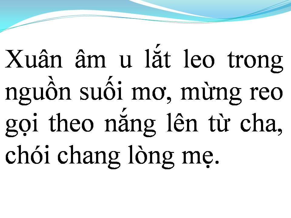 Lời bài hát XUÂN CA