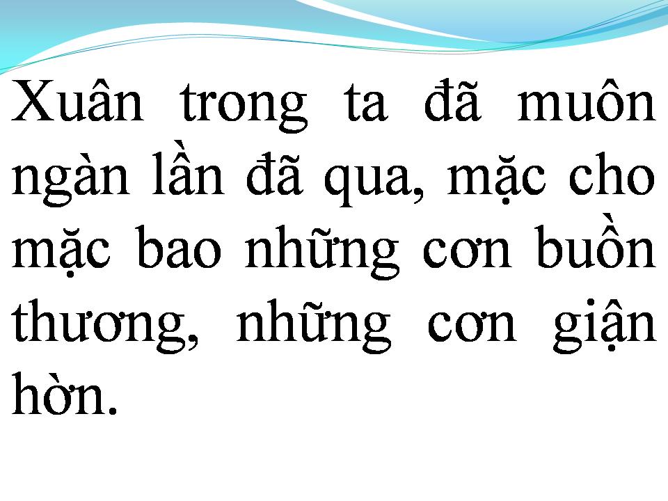 Lời bài hát XUÂN CA