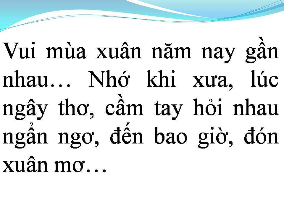 Lời bài hát XUÂN HỌP MẶT