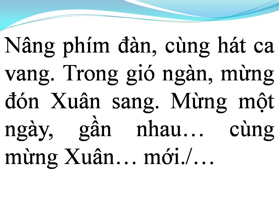Lời bài hát XUÂN HỌP MẶT