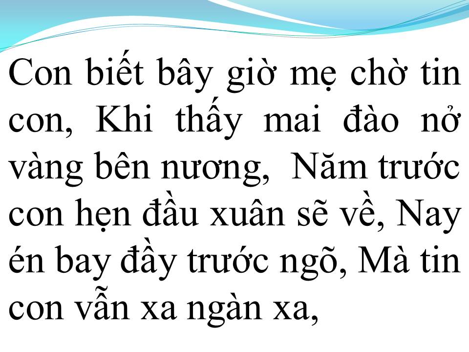 Lời bài hát XUÂN NÀY CON KHÔNG VỀ